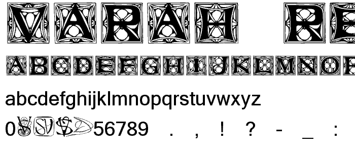 Varah Regular font